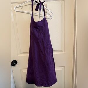Purple Halter Dress by Athleta Size 6